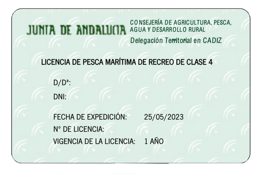 Licencia de Pesca Marítima